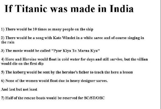 Hilarious! The Bollywood Version of “Titanic”