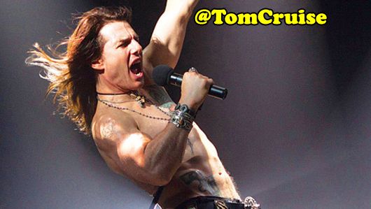 Look At Those Top Guns! Tom Cruise As Stacee Jaxx | Diary Of A PHAT Kat