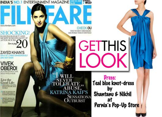 Get This Look: Katrina Kaif in a Shantanu &#038; Nikhil Knot-Dress