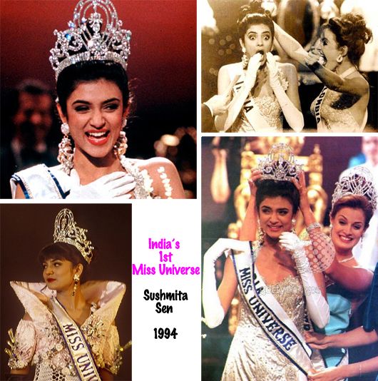 Sushmita Sen was crowned Miss Universe in 1994 in Manila