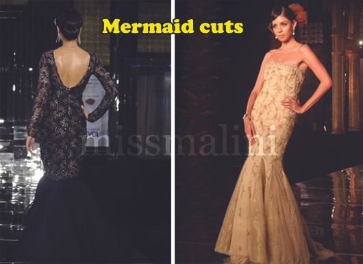 Mermaid-cut designs by Adarsh Gill & Tarun Tahiliani