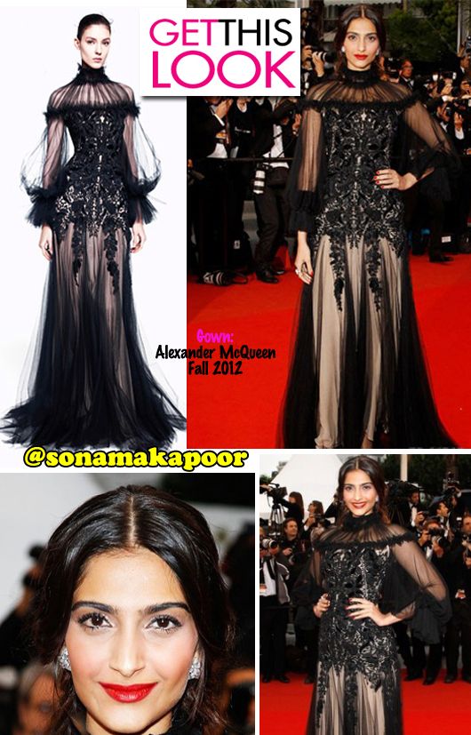 Sonam Kapoor goes Gothic in Alexander McQueen