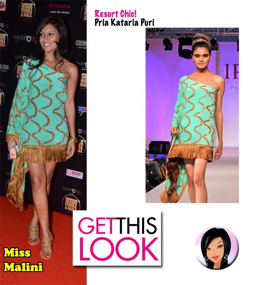 Get This Look: MissMalini’s Pria Kataria Puri Outfit for the Cosmopolitan Awards