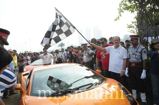 Gautam Singhania Kicks-off the 4th Parx Super Car Parade in Mumbai with a Bevy of Bentleys, Ferraris, Lamborghinis and Porches