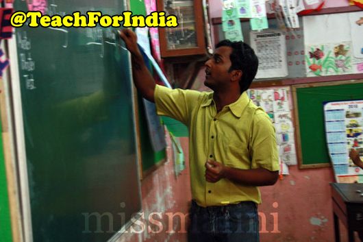 We @teachforindia we teach for a better tomorrow