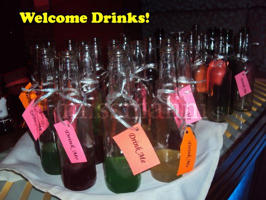Welcome drinks