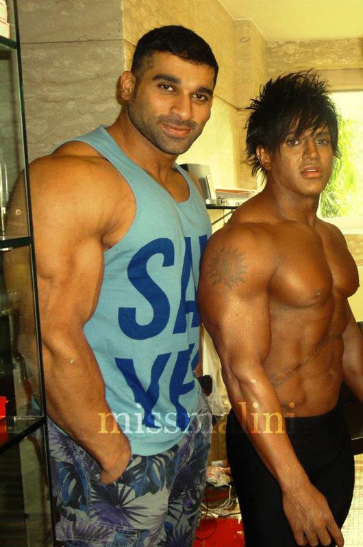 Flex Appeal: Jivesh and Yash flex their muscles