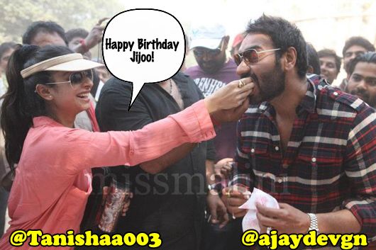 Tanishaa celebrates with bro-in-law Ajay Devgn, on his birthday