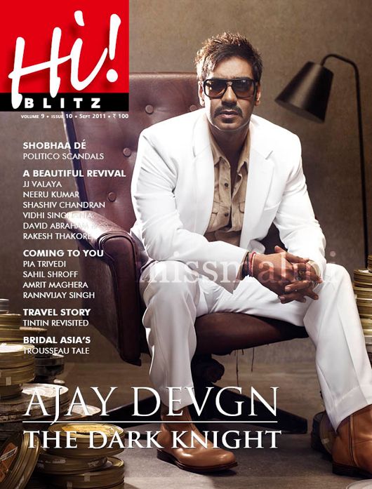 Ajay Devgn on the cover of Hi! Blitz