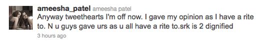 Ameesha Patel Jumps to SRK’s Defense #Slapgate