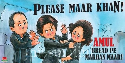 The Amul butter hoarding does it again!