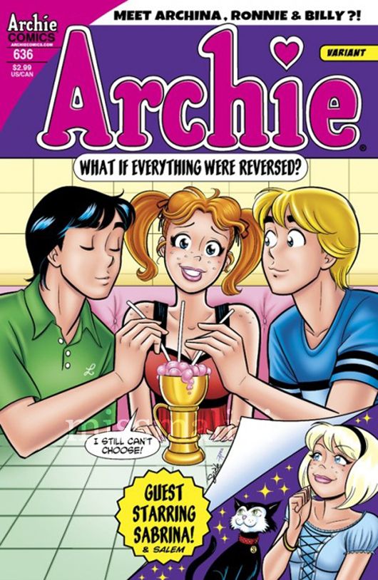 Gasp! Archie Andrews Undergoes a Sex Change! (So does Veronica Lodge and Betty Cooper.)