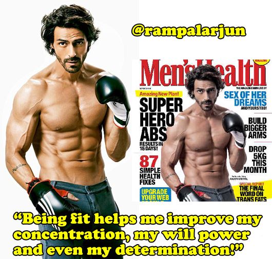 Arjun Rampal on the cover of Men's Health, May 2012