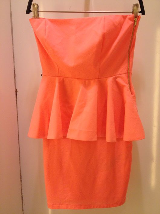 Coral dress from Lipsy London