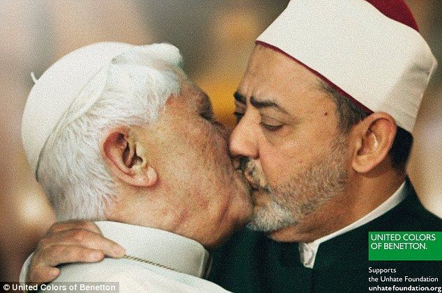 Pope Benedict XVI and Egyptian Imam Ahmed el Tayyeb