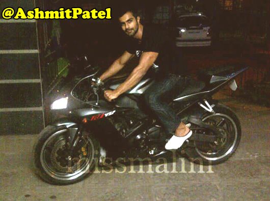 Ashmit Patel and his gift - a Yamaha R1