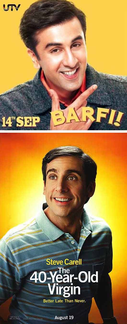 Posters for Barfi an The 40 Year Old Virgin