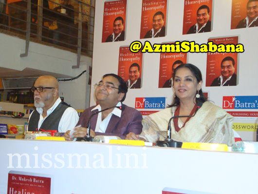 Pritish Nandy, Dr. Mukesh Batra and Shabana Azmi