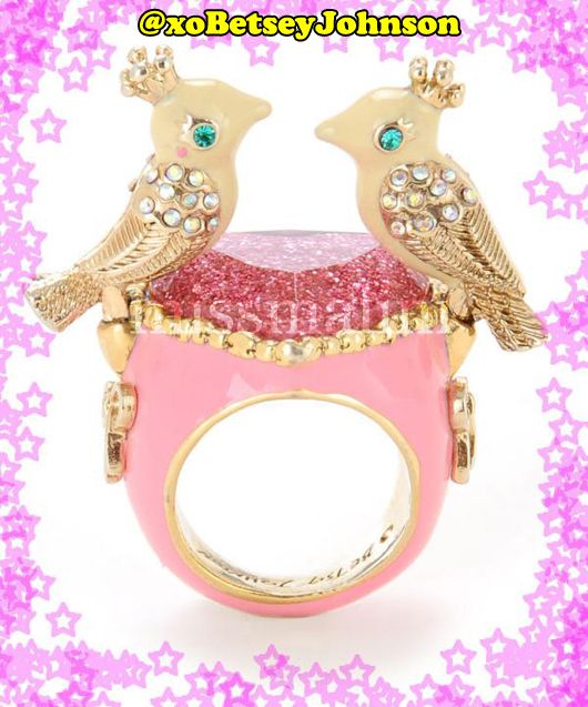 Cocktail ring by Betsey Johnson