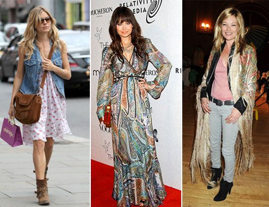 kate moss boho style