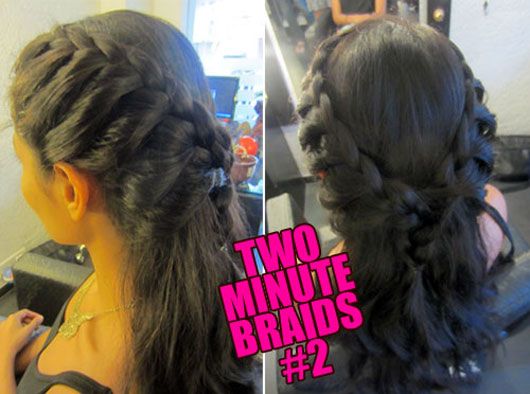 two minute braids