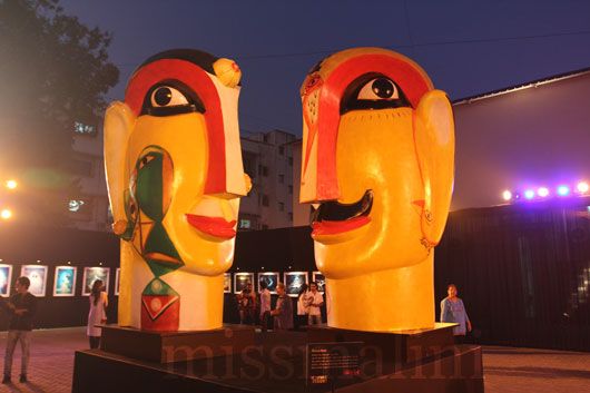 Paresh Maity created this memorable installation art piece