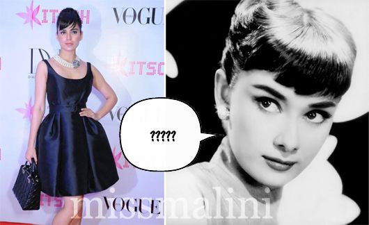 What is Audrey Hepburn thinking about Kangana Ranaut?