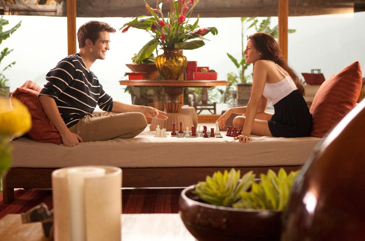 A lot of chess on their Honeymoon!