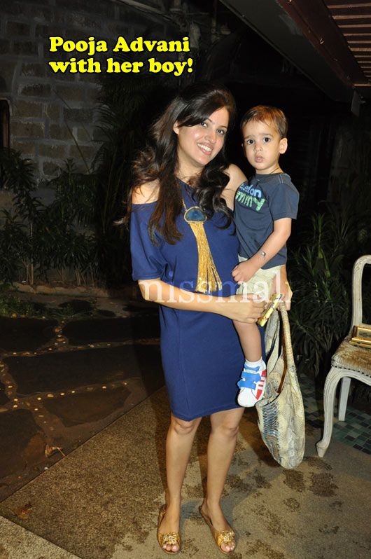 Pooja Advani and her son