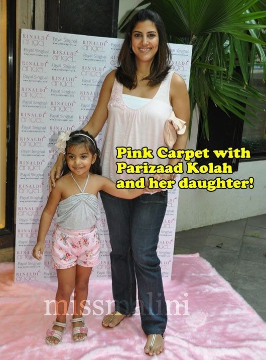 Parizaad Kolah with her daughter