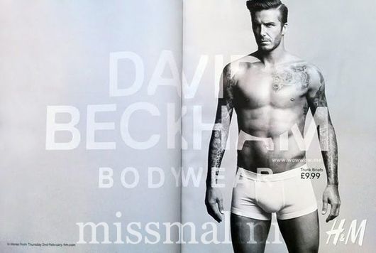 Girls! Here’s David Beckham (Un)dressed in H&M