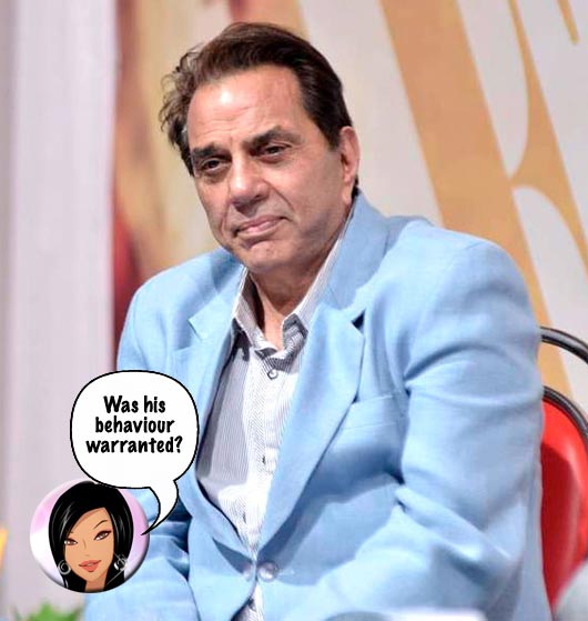 Dharmendra Loses His Cool With the Media!