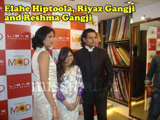 Elahe Hiptoola with Riyaz and Reshma Gangji
