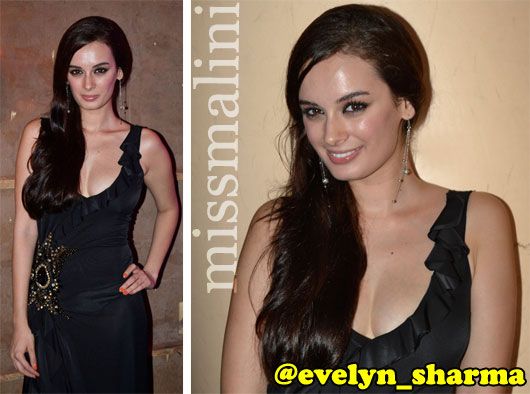 Model and actress Evelyn Sharma in a KhushiZ dress