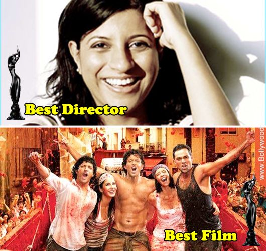 Filmfare Awards 2012 Winners: Best Director and Film – Zoya Akhtar; Zindagi Na Milegi Dobara