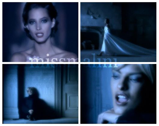 Christy Turlington and Linda Evangelista in the Freedom 90 video