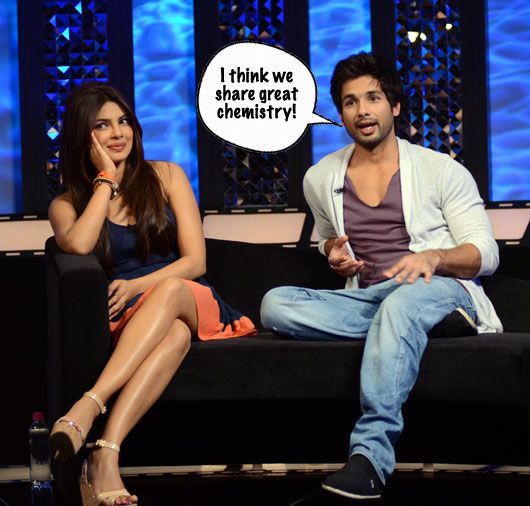 Priyanka Chopra and Shahid Kapoor