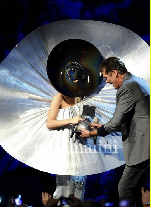 Lady Gaga Wears Paco Rabanne by Manish Arora for MTV EMA’s
