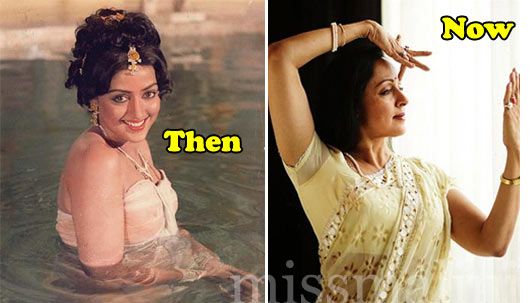 Hema Malini- Then & Now