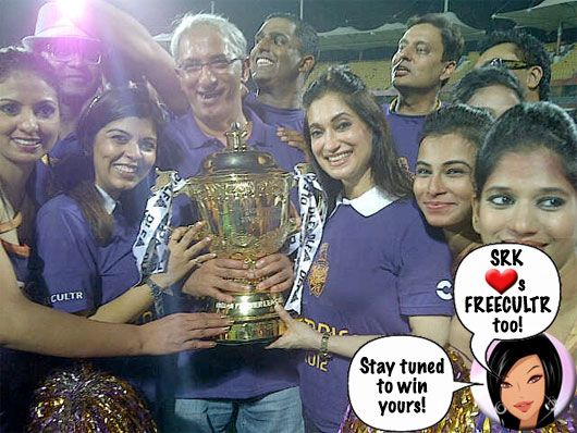 KKR Win the IPL! Exclusive Pix Live From the Stadium