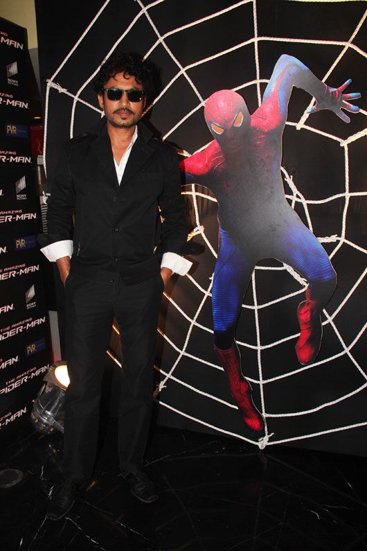Irrfan Khan Promotes The Amazing Spiderman in Mumbai