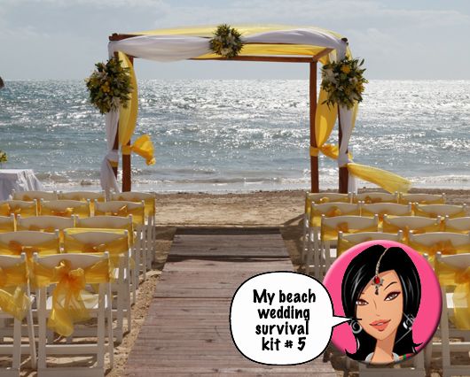 My Beach Wedding Survival Kit