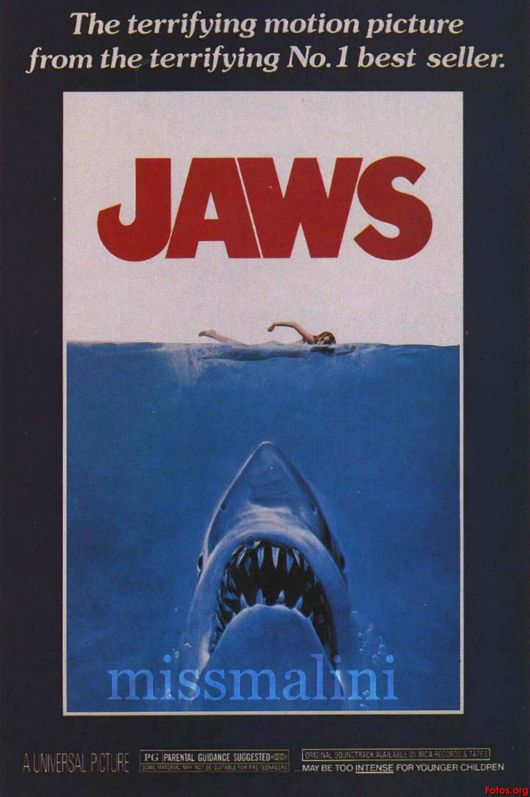 The original Jaws poster