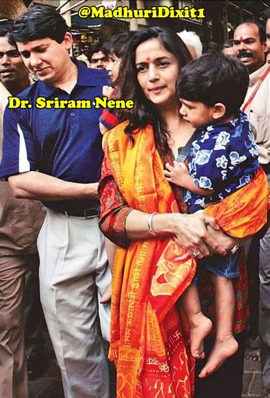 Dr. Nene, Madhuri Dixit and kids