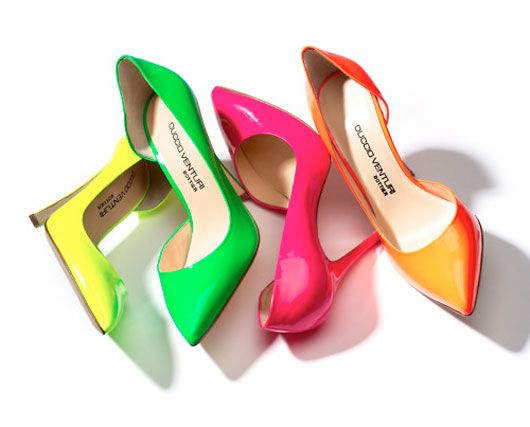 Neon heels (photo credit | shoelust.us)