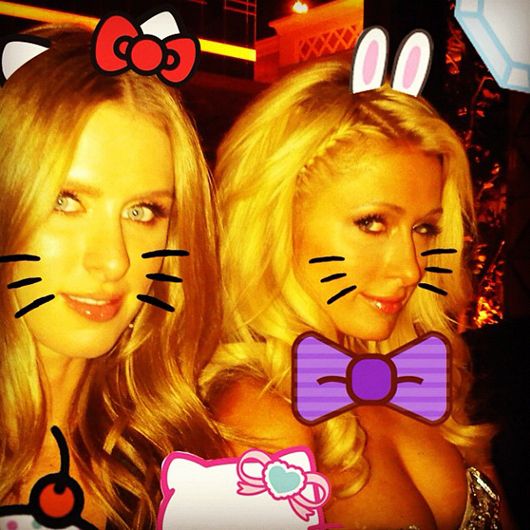 Hello Kitties - Nicky and Paris Hilton