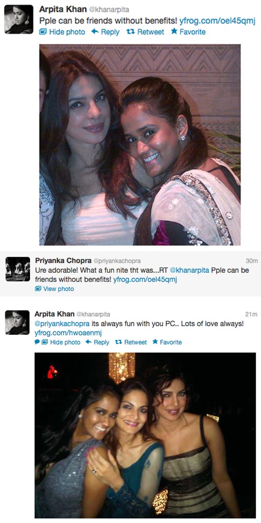 Priyanka Chopra and Arpita Khan Are Friends Without Benefits!