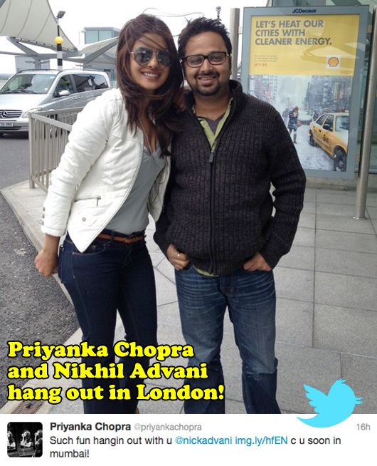 Celebrity Twit Pix: Priyanka Chopra, Farhan Akhtar, Sophie Choudry and More!