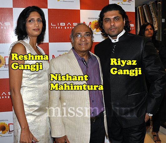 Reshma & Riyaz Gangji with Nishant Mahimtura