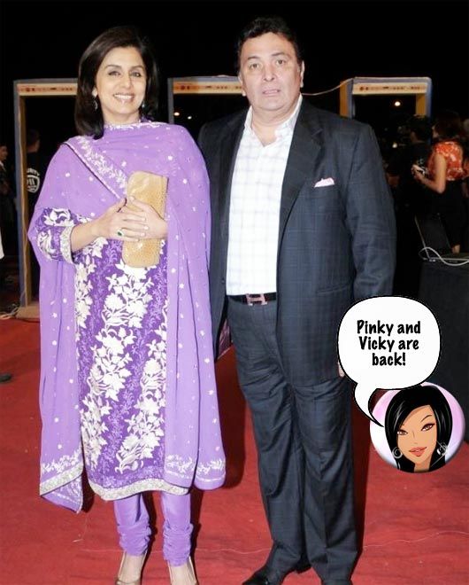 Neetu Kapoor and Rishi Kapoor (photo credit | India Forums)